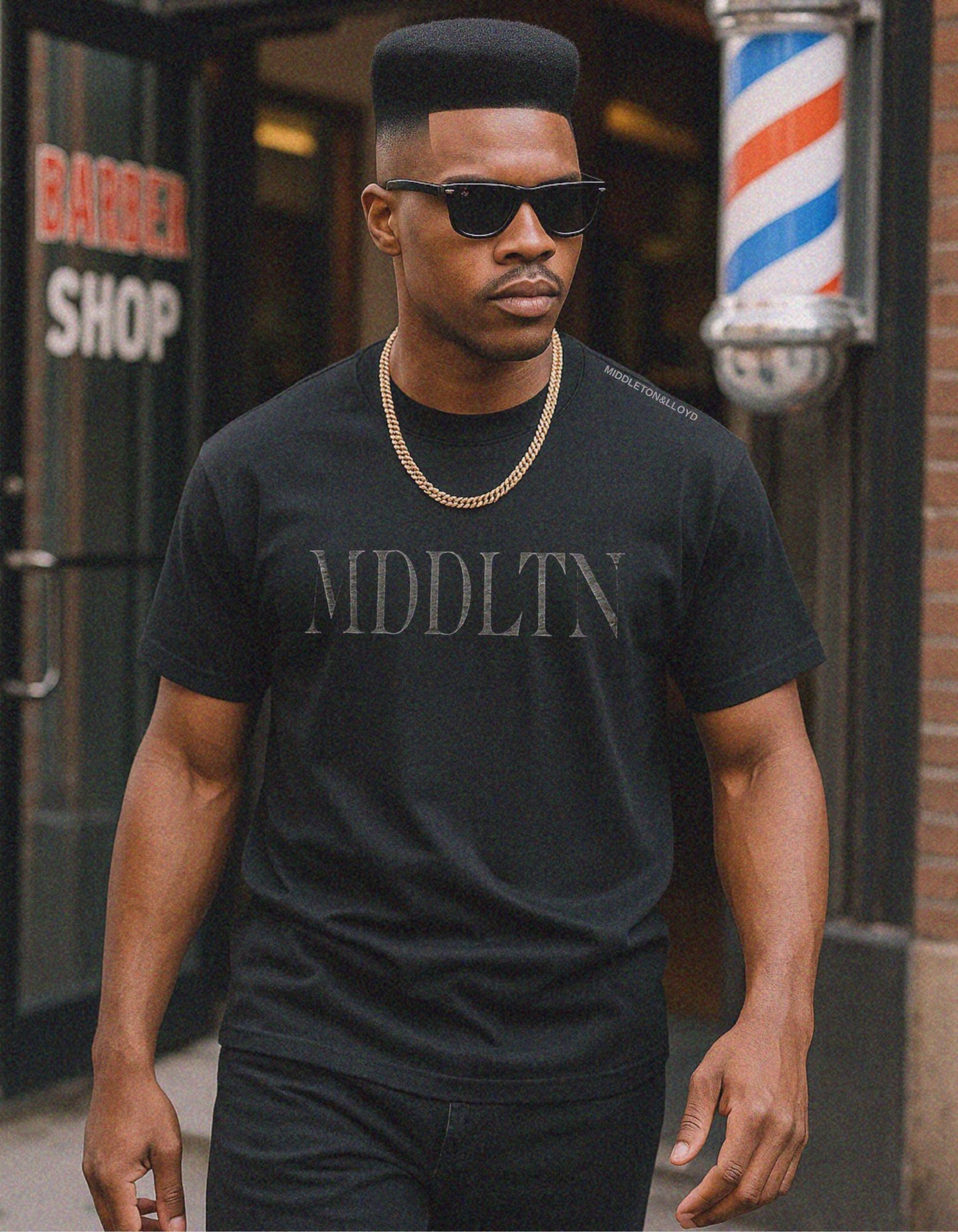 Black MDDLTN initial