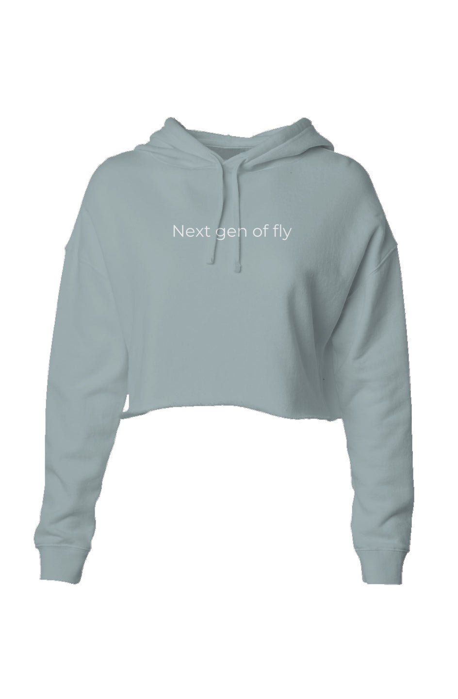 Next gen front Lightweight Crop Hoodie