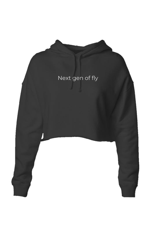 Next gen front Lightweight Crop Hoodie