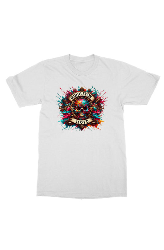 Skull color t shirt