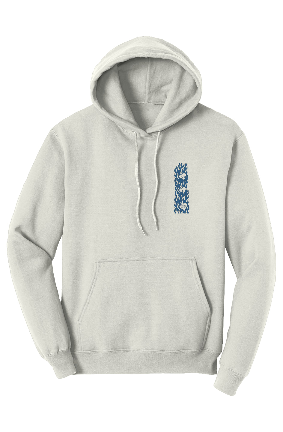 Flaming heart Fleece Pullover Hoodie