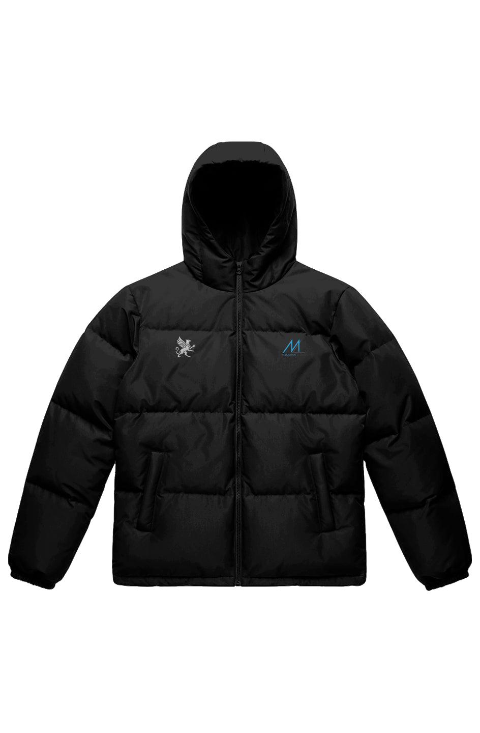 Double logo Hooded Puffer Jacket